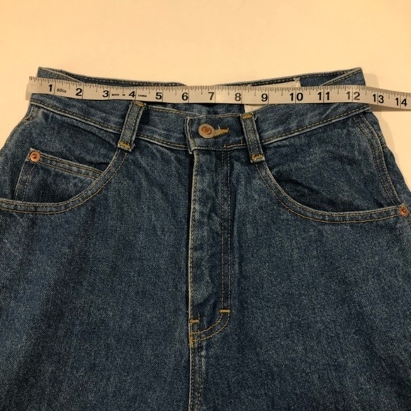 Vintage Jay Jacobs High Waisted Tapered Mom Jeans Size 3/4 100% Cotton - Picture 6 of 9